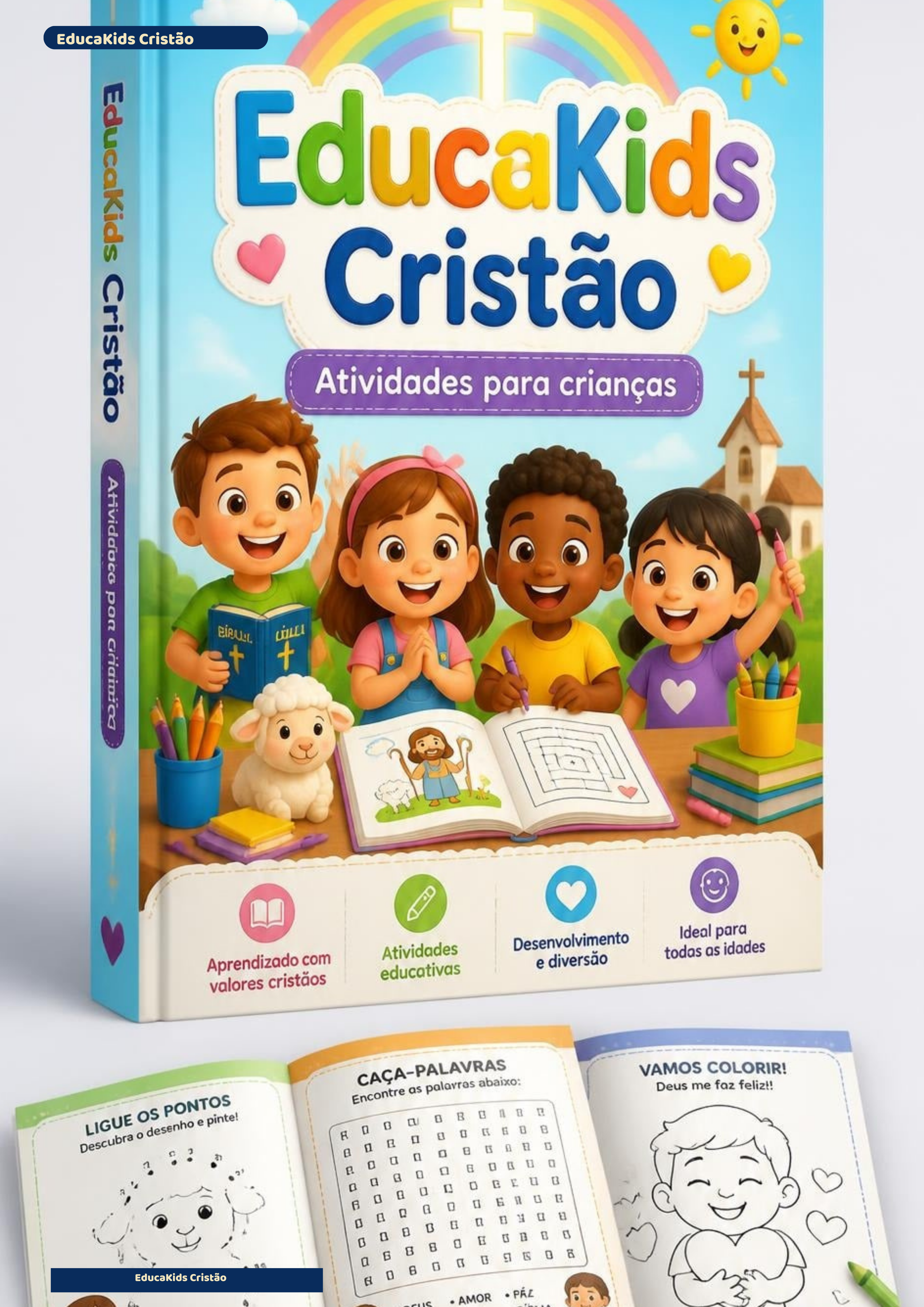 Apostila EducaKids Cristão - Atividades para Crianças